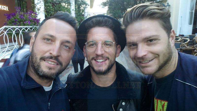 FOTO TN - Serata di relax caprese per Mertens: il belga già in viaggio verso Napoli