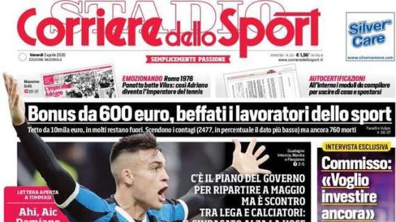 PRIMA PAGINA - CdS: "Boga nel mirino del Napoli"