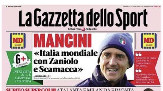 PRIMA PAGINA - Gazzetta: "Boga e Botman: che botti!"