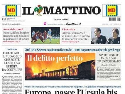 Il Mattino: "Napoli, difesa bunker: neanche con Spalletti la porta così al sicuro"