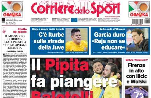 FOTO - La prima del CorrSport: "Il Pipita fa piangere Balotelli"