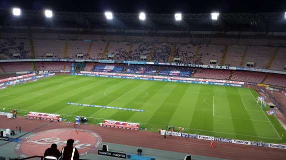 Nuovi problemi al San Paolo, chiusa una parte della Curva A per un'infiltrazione. Il Comune: “Nessun pericolo, interverremo a breve”
