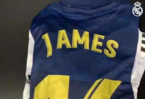 FOTO - Tutto pronto per l'esordio del Real Madrid: l'immagine della maglia di James