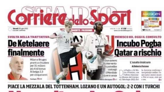 PRIMA PAGINA - CdS Campania: “Napoli su Lo Celso"