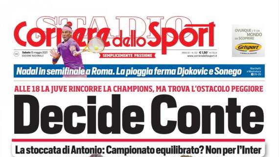 PRIMA PAGINA - Corriere dello Sport: “Decide Conte”