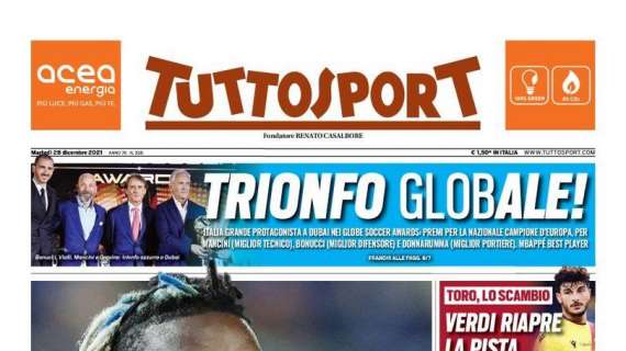 PRIMA PAGINA - Tuttosport: “Juve-Pogba, perche si può!”
