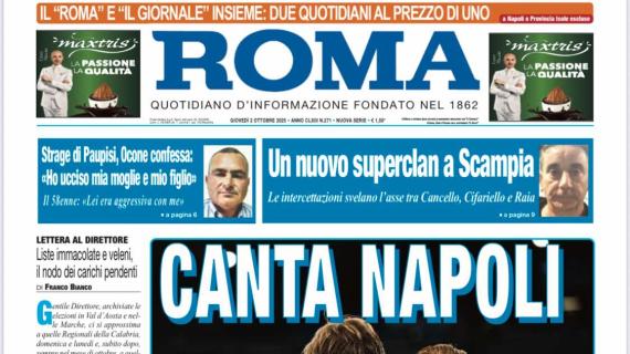 Il Roma: "Canta Napoli"