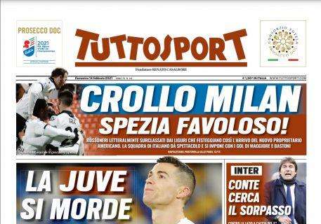 PRIMA PAGINA - Tuttosport: "La Juve Si Morde Le Mani"