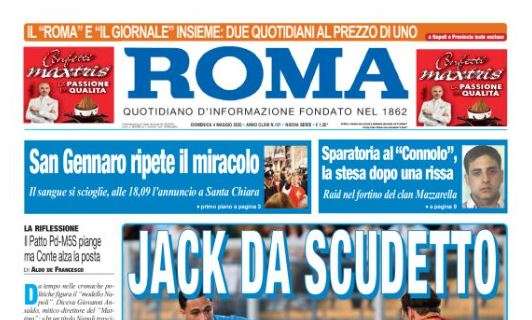 Il Roma in apertura: "Jack da Scudetto"