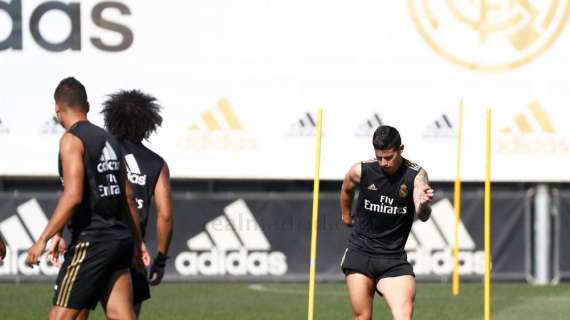 FOTO - In attesa di novità sul futuro, James si allena regolarmente con il Real Madrid