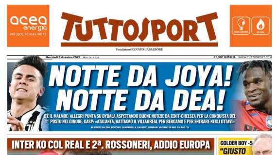 PRIMA PAGINA - Tuttosport: "Peccato, Milan"
