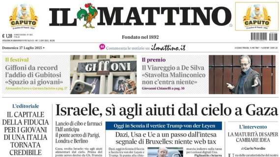 Il Mattino: “Napoli, buona la seconda”