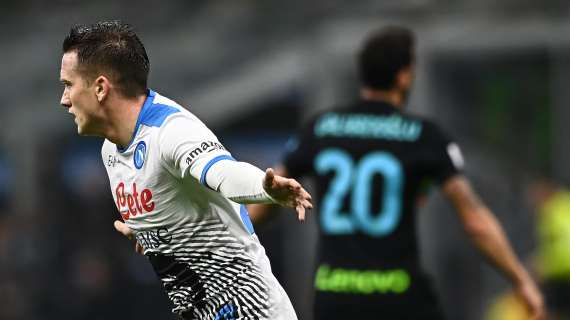 Zielinski incoraggia la squadra: "Forza Ragazzi, ci rifaremo"