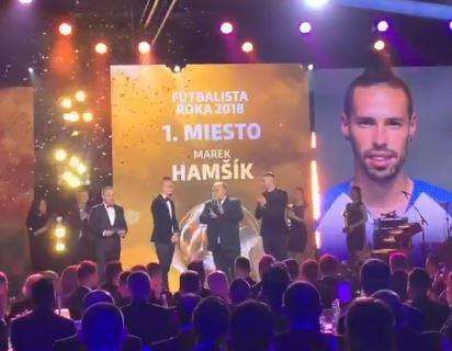 VIDEO - Hamsik vince ancora il Pallone d'oro slovacco! E' l'ottava volta, record assoluto