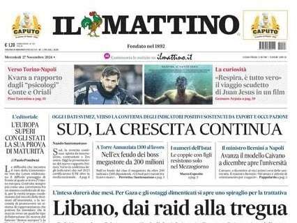 Il Mattino: "Kvara a rapporto dagli 'psicologi' Conte e Oriali"