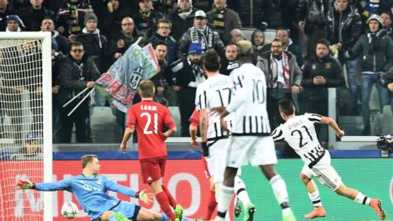Champions, Juve-Bayern 2-2: bel secondo tempo dei bianconeri, rimontati due gol