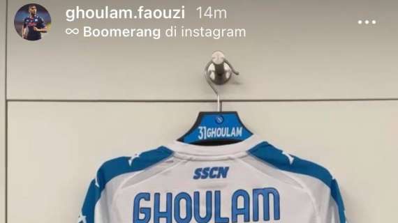 FOTO - Ghoulam mostra sui social la maglia stile 'Argentina' di stasera