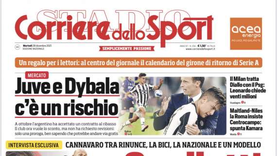 PRIMA PAGINA - CdS: "Torna Osimhen: 'All'Allianz voglio esserci'"