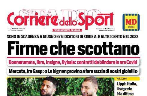 PRIMA PAGINA - Cds Campania: “Napoli rimonta d’oro. E Fabian vuole restare”