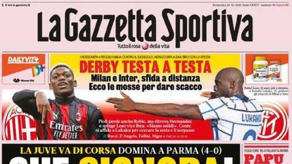 PRIMA PAGINA - Gazzetta ai piedi della Juve: "Che signora!". E Gomez va sul mercato