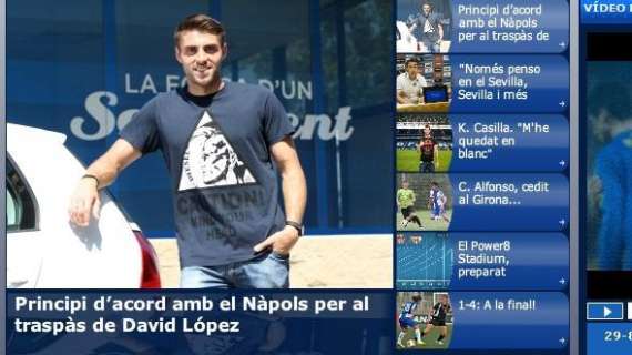 L'Espanyol annuncia: "David Lopez, è fatta col Napoli! Il centrocampista oggi in Italia per le visite mediche"