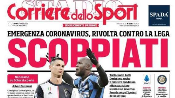 PRIMA PAGINA - CdS: "Napoli, Mertens è per sempre: fumata bianca per il rinnovo"