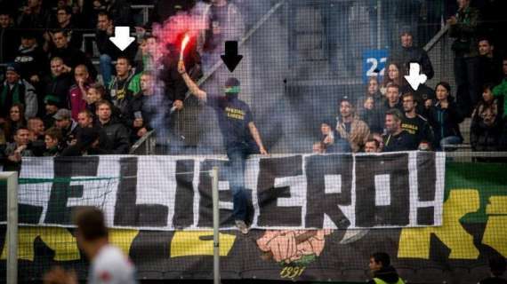 FOTOGALLERY - Anche in Austria spuntano le maglie "Speziale libero". A Vicenza si appellano all'articolo 21 della Costituzione