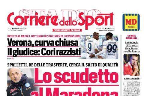 PRIMA PAGINA - CdS Campania: "Lo scudetto al Maradona"