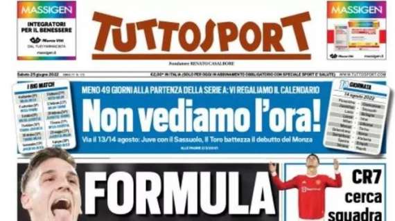 PRIMA PAGINA - Tuttosport: "Non vediamo l'ora!"