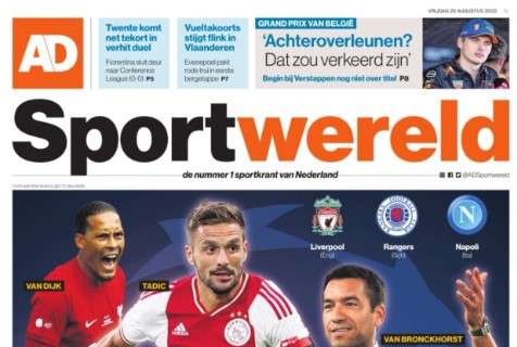 In Olanda non hanno paura del Napoli: "L'Ajax può qualificarsi"