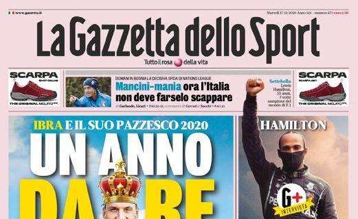 PRIMA PAGINA - Gazzetta: "Un anno da re per Ibrahimovic"