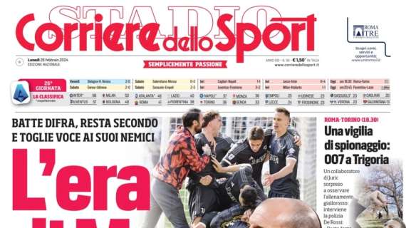PRIMA PAGINA - Corriere dello Sport: "PsicoNapoli, Osi non basta"