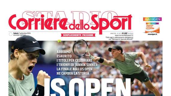 Corriere dello Sport: "All'italiana! Super Italia a Parigi contro la Francia"