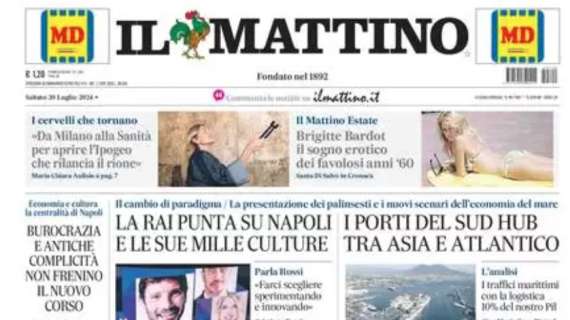 Il Mattino: "Gli azzurri del riscatto"