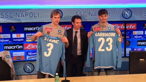 Gabbiadini: "Accoglienza incredibile, pronto per un gol alla Juve". Strinic: "Per Napoli ho detto no a tanti club". Bigon: "Attenti sul mercato. Donati piace, su Inler..."