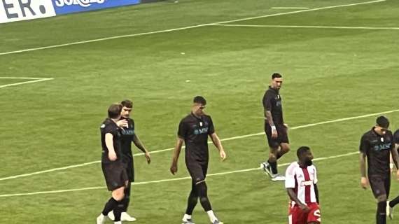 Napoli-Olympiacos, Lucca in area non sbaglia: rivedi il gol del 2-0