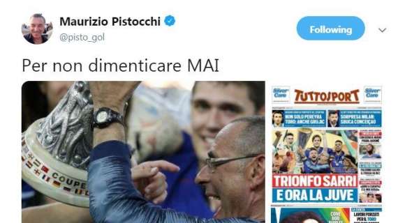 FOTO - Tuttosport ora elogia Sarri: ricordate quando lo derideva a Napoli sul piagnisteo?