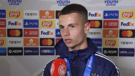 Napoli sul talentino Mouzakitis: il greco ha vinto la Youth League con l'Olympiakos