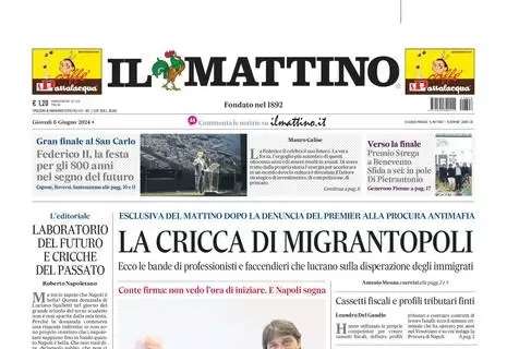 Il Mattino: “Massima spinta”