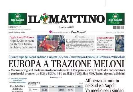 Il Mattino: "Napoli, Conte parte da Meret e Kvara: chiave dei rinnovi"