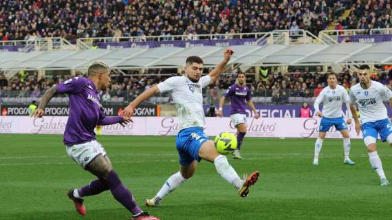 VIDEO - Cabral risponde a Cambiaghi, finisce 1-1 il derby Fiorentina-Empoli: gol e highlights