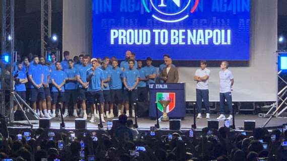 Presentazione squadra: rivivi l'evento con le parole di Conte, Di Lorenzo e Oriali