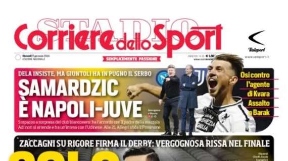 PRIMA PAGINA - Corriere dello Sport: "Solo Lazio"