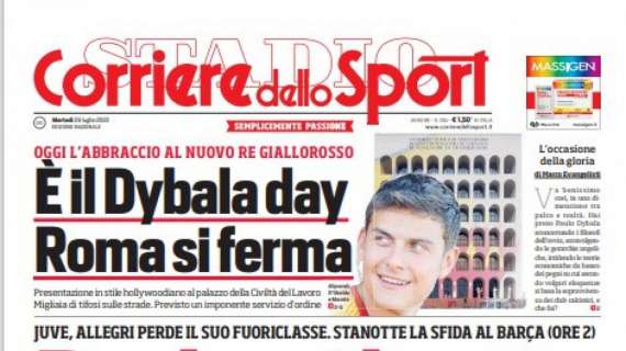 PRIMA PAGINA - Corriere dello Sport: “Pogba si è rotto”