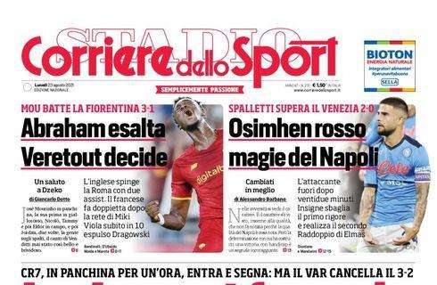 PRIMA PAGINA - CdS Campania: "Osimhen rosso: magie del Napoli"