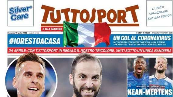 PRIMA PAGINA - Tuttosport - "Caso Higuain, Milik c'è!"