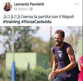 FOTO - Cagliari, Pavoletti carico per la sfida col Napoli: "Allenamento verso la sfida agli azzurri"