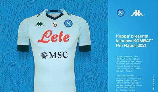 FOTOGALLERY - Maglie Napoli, la seconda versione "mint green"! Nuovi colori per la terza