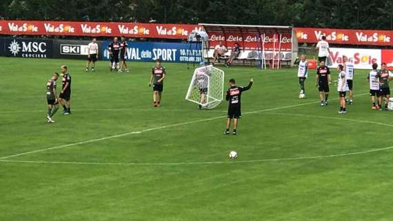 RILEGGI LIVE - Dimaro, Day 3: seduta pomeridiana, esercitazioni sull'uscita difensiva e la costruzione di gioco. Lavoro atletico finale