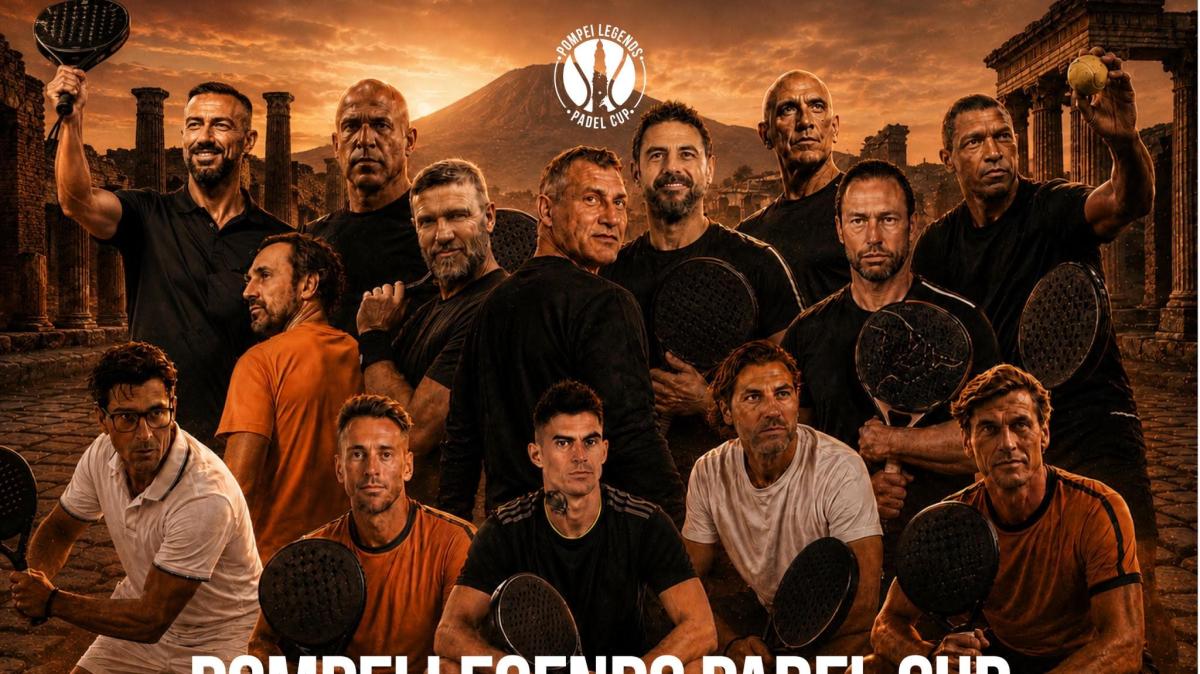 Pompei Legends Padel Cup: da Quagliarella a Denis, gli ospiti presenti e il programma